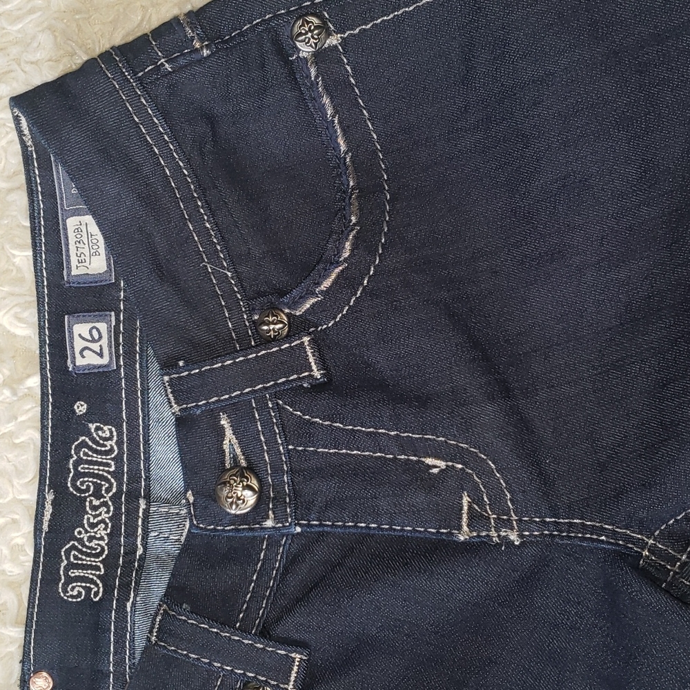 Miss Me Boot Cut Jeans 26 - Picture 5 of 9